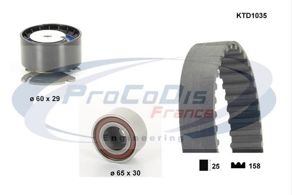 Procodis France KTD1035 Комплект зубчастих ременів KTD1035: Купити в Україні - Добра ціна на EXIST.UA!