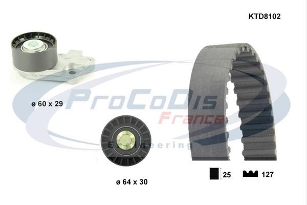 Procodis France KTD8102 Комплект зубчастих ременів KTD8102: Купити в Україні - Добра ціна на EXIST.UA!