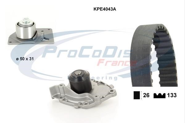 Procodis France KPE4043A Ремінь ГРМ, комплект з водяним насосом KPE4043A: Купити в Україні - Добра ціна на EXIST.UA!