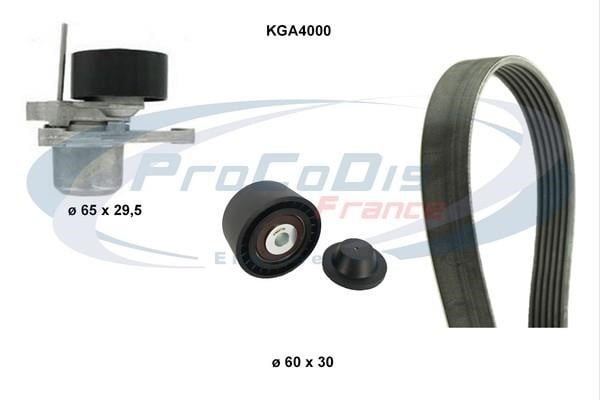 Procodis France KGA4000 Комплект ременя генератора KGA4000: Купити в Україні - Добра ціна на EXIST.UA!