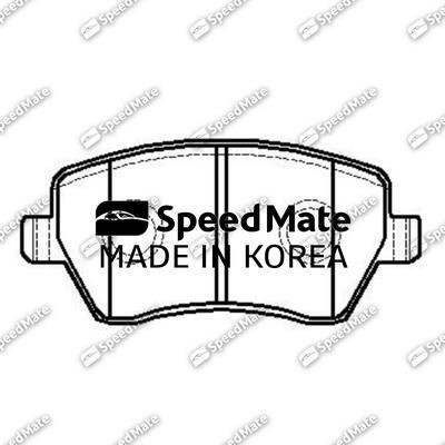 Speedmate SM-BPJ027 Гальмівні колодки передні, комплект SMBPJ027: Купити в Україні - Добра ціна на EXIST.UA!