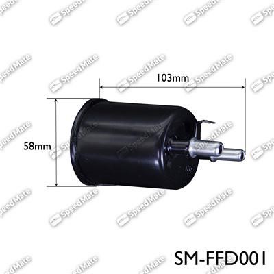 Speedmate SM-FFD001 Фільтр палива SMFFD001: Купити в Україні - Добра ціна на EXIST.UA!