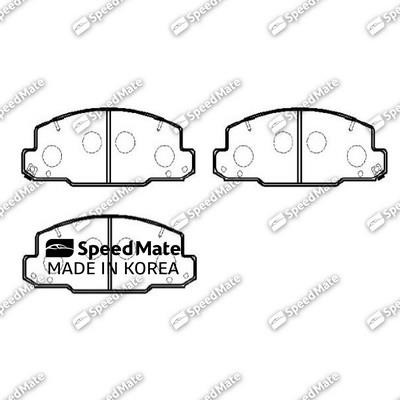 Speedmate SM-BPJ545 Гальмівні колодки передні, комплект SMBPJ545: Купити в Україні - Добра ціна на EXIST.UA!