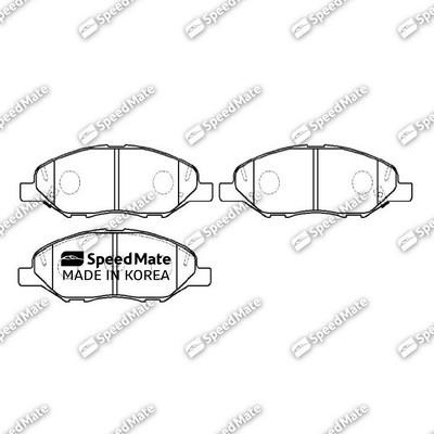Speedmate SM-BPJ242 Гальмівні колодки передні, комплект SMBPJ242: Купити в Україні - Добра ціна на EXIST.UA!
