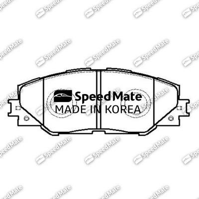 Speedmate SM-BPJ206 Гальмівні колодки, комплект SMBPJ206: Купити в Україні - Добра ціна на EXIST.UA!