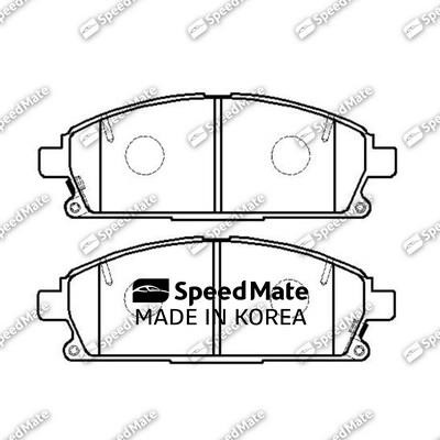 Speedmate SM-BPJ157 Гальмівні колодки передні, комплект SMBPJ157: Купити в Україні - Добра ціна на EXIST.UA!