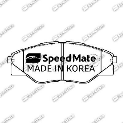 Speedmate SM-BPJ765 Гальмівні колодки передні, комплект SMBPJ765: Купити в Україні - Добра ціна на EXIST.UA!
