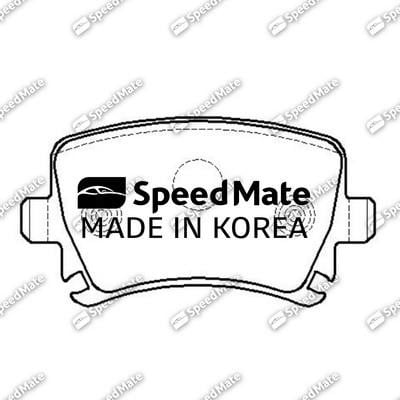 Speedmate SM-BPE170 Гальмівні колодки задні, комплект SMBPE170: Купити в Україні - Добра ціна на EXIST.UA!