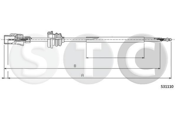 STC T483652 Трос спідометра T483652: Купити в Україні - Добра ціна на EXIST.UA!