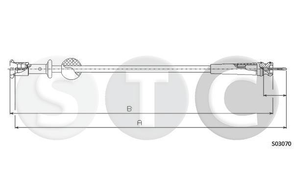 STC T480784 Трос спідометра T480784: Купити в Україні - Добра ціна на EXIST.UA!
