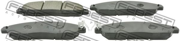 Febest 0201-D23MF Гальмівні колодки, комплект 0201D23MF: Купити в Україні - Добра ціна на EXIST.UA!