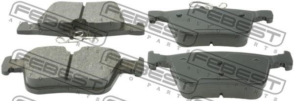 Febest 2301-5G1R Гальмівні колодки задні, комплект 23015G1R: Купити в Україні - Добра ціна на EXIST.UA!