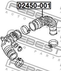 Купити Febest 02450-001 за низькою ціною в Україні!