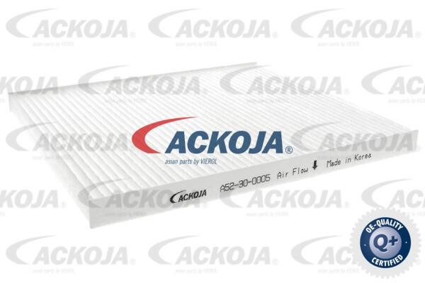 Ackoja A52-30-0005 Фільтр салону A52300005: Купити в Україні - Добра ціна на EXIST.UA!