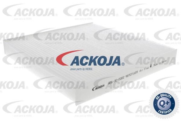 Ackoja A26-30-0002 Фільтр салону A26300002: Купити в Україні - Добра ціна на EXIST.UA!