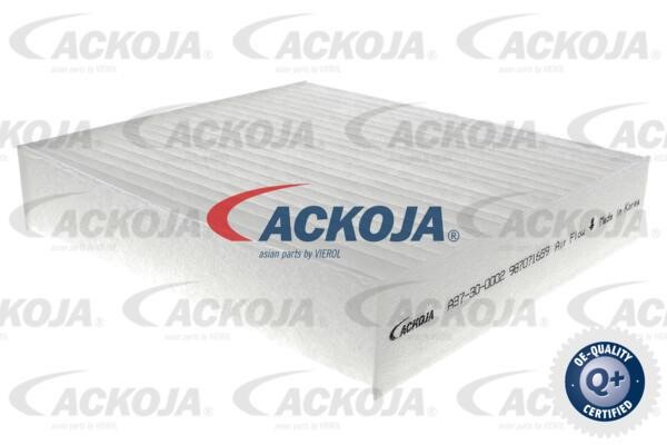 Ackoja A37-30-0002 Фільтр салону A37300002: Приваблива ціна - Купити в Україні на EXIST.UA!