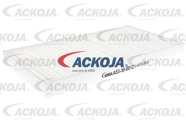 Ackoja A53-30-0012 Фільтр салону A53300012: Купити в Україні - Добра ціна на EXIST.UA!