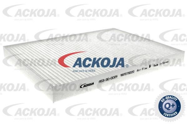 Ackoja A53-30-0009 Фільтр салону A53300009: Приваблива ціна - Купити в Україні на EXIST.UA!