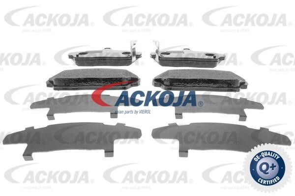 Ackoja A26-0019 Гальмівні колодки, комплект A260019: Купити в Україні - Добра ціна на EXIST.UA!