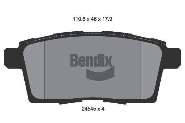Bendix USA BPD2167 Гальмівні колодки, комплект BPD2167: Приваблива ціна - Купити в Україні на EXIST.UA!