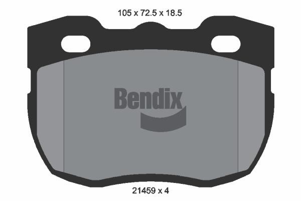 Bendix USA BPD1791 Гальмівні колодки, комплект BPD1791: Купити в Україні - Добра ціна на EXIST.UA!