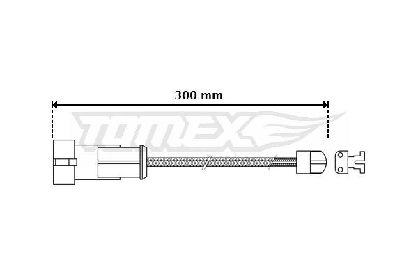 Tomex TX 30-53 Датчик зносу гальмівних колодок TX3053: Купити в Україні - Добра ціна на EXIST.UA!