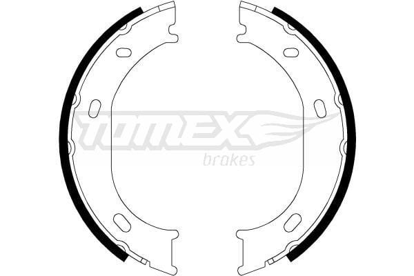 Tomex TX 21-17 Колодки гальмівні барабанні, комплект TX2117: Купити в Україні - Добра ціна на EXIST.UA!