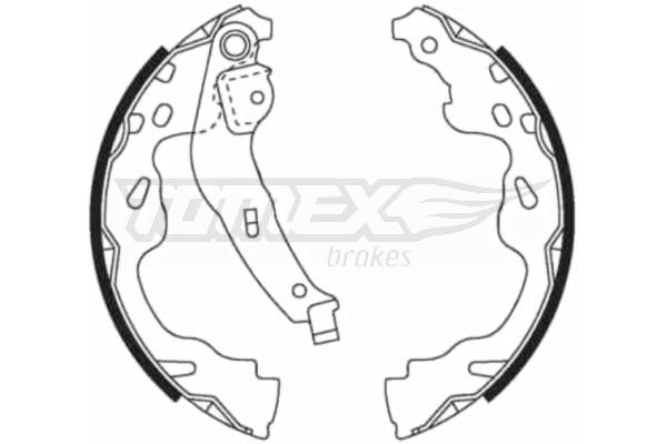Tomex TX 21-82 Колодки гальмівні барабанні, комплект TX2182: Купити в Україні - Добра ціна на EXIST.UA!