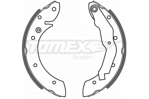 Tomex TX 21-33 Колодки гальмівні барабанні, комплект TX2133: Купити в Україні - Добра ціна на EXIST.UA!