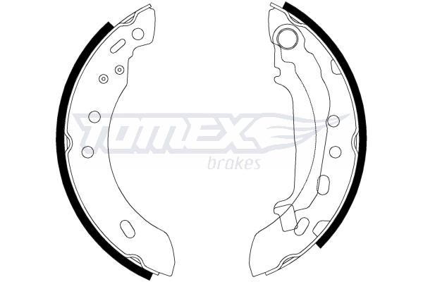 Tomex TX 21-47 Колодки гальмівні барабанні, комплект TX2147: Приваблива ціна - Купити в Україні на EXIST.UA!