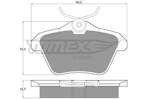 Tomex TX 12-68 Гальмівні колодки, комплект TX1268: Купити в Україні - Добра ціна на EXIST.UA!