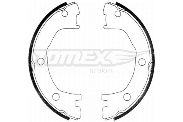 Tomex TX 21-41 Колодки гальмівні барабанні, комплект TX2141: Купити в Україні - Добра ціна на EXIST.UA!