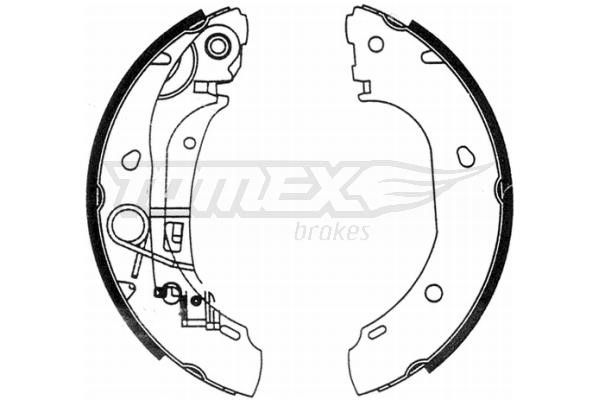 Tomex TX 21-31 Колодки гальмівні барабанні, комплект TX2131: Купити в Україні - Добра ціна на EXIST.UA!