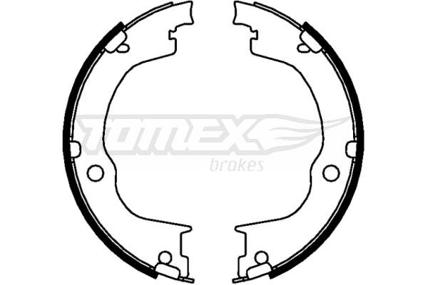 Tomex TX 22-77 Колодки гальмівні барабанні, комплект TX2277: Купити в Україні - Добра ціна на EXIST.UA!