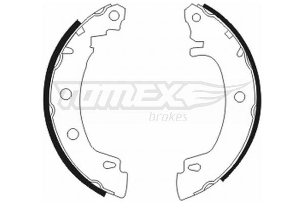 Tomex TX 20-43 Колодки гальмівні барабанні, комплект TX2043: Купити в Україні - Добра ціна на EXIST.UA!