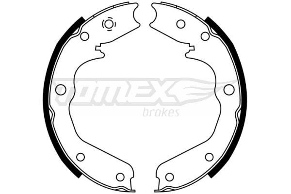 Tomex TX 22-43 Колодки гальмівні барабанні, комплект TX2243: Купити в Україні - Добра ціна на EXIST.UA!