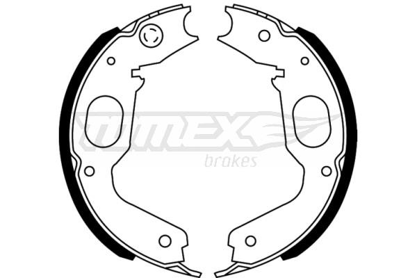 Tomex TX 22-73 Колодки гальмівні барабанні, комплект TX2273: Купити в Україні - Добра ціна на EXIST.UA!