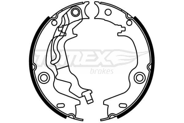 Tomex TX 22-54 Колодки гальмівні барабанні, комплект TX2254: Купити в Україні - Добра ціна на EXIST.UA!