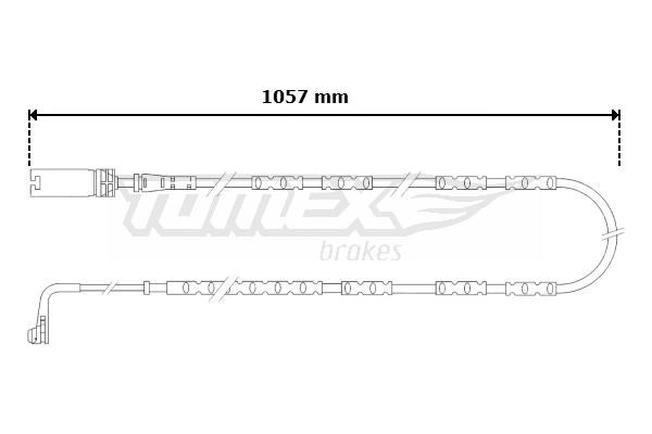 Tomex TX 30-57 Датчик зносу гальмівних колодок TX3057: Купити в Україні - Добра ціна на EXIST.UA!