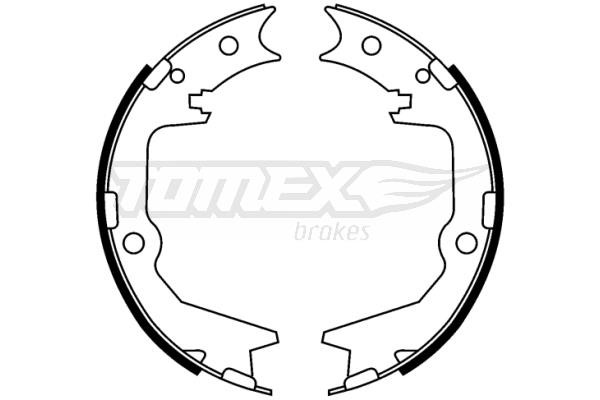 Tomex TX 22-39 Колодки гальмівні барабанні, комплект TX2239: Купити в Україні - Добра ціна на EXIST.UA!