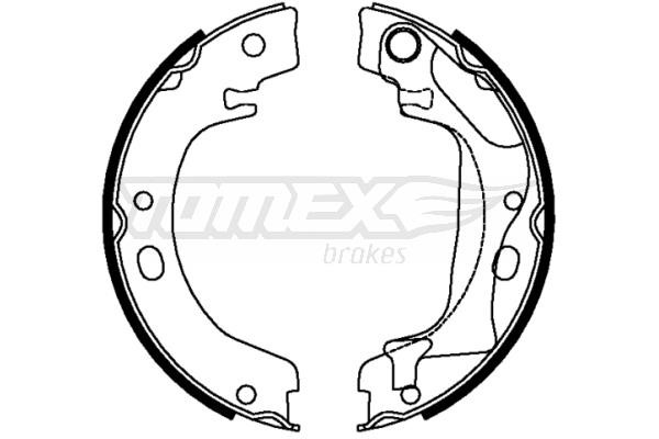 Tomex TX 22-28 Колодки гальмівні барабанні, комплект TX2228: Купити в Україні - Добра ціна на EXIST.UA!