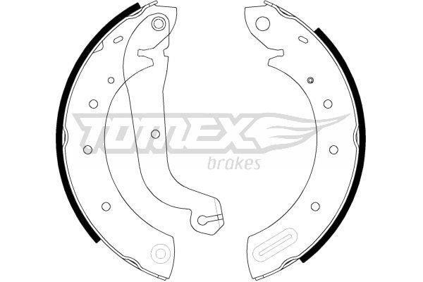 Tomex TX 21-60 Колодки гальмівні барабанні, комплект TX2160: Купити в Україні - Добра ціна на EXIST.UA!