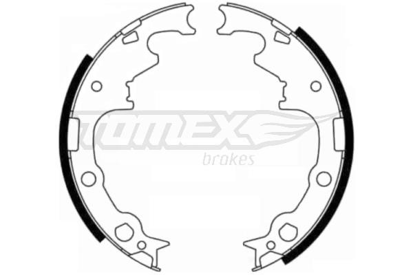 Tomex TX 21-80 Колодки гальмівні барабанні, комплект TX2180: Купити в Україні - Добра ціна на EXIST.UA!