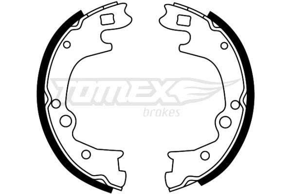 Tomex TX 22-49 Колодки гальмівні барабанні, комплект TX2249: Купити в Україні - Добра ціна на EXIST.UA!