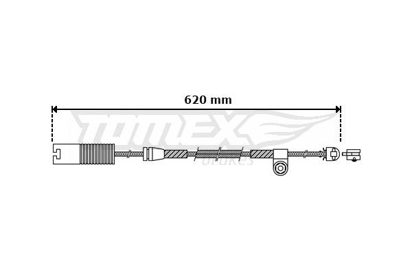 Tomex TX 30-32 Датчик зносу гальмівних колодок TX3032: Купити в Україні - Добра ціна на EXIST.UA!
