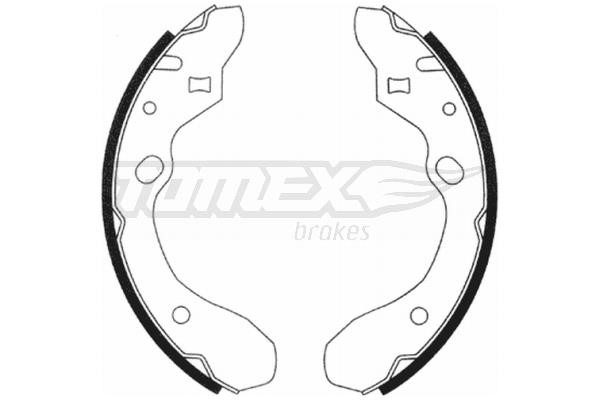 Tomex TX 20-91 Колодки гальмівні барабанні, комплект TX2091: Купити в Україні - Добра ціна на EXIST.UA!