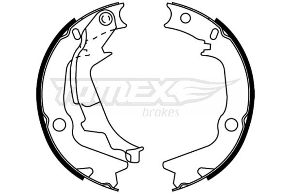 Tomex TX 22-53 Колодки гальмівні барабанні, комплект TX2253: Купити в Україні - Добра ціна на EXIST.UA!
