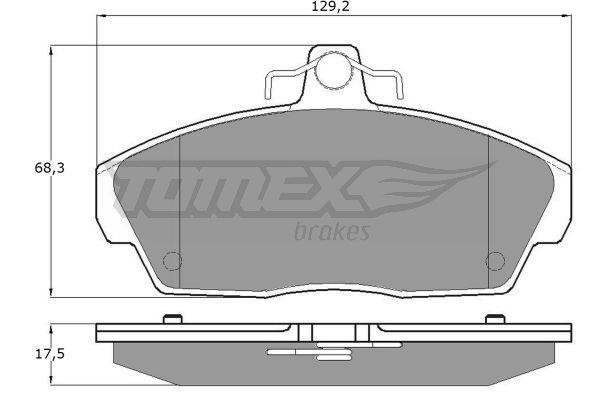 Tomex TX 11-511 Гальмівні колодки, комплект TX11511: Приваблива ціна - Купити в Україні на EXIST.UA!