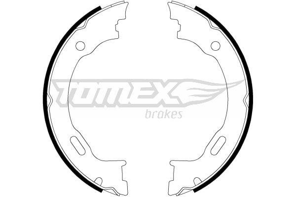 Tomex TX 22-27 Колодки гальмівні барабанні, комплект TX2227: Купити в Україні - Добра ціна на EXIST.UA!