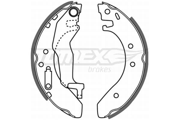 Tomex TX 21-54 Колодки гальмівні барабанні, комплект TX2154: Купити в Україні - Добра ціна на EXIST.UA!